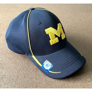 University Of Michigan Blue with Yellow Adjustable Hat by Captivating Headwear
